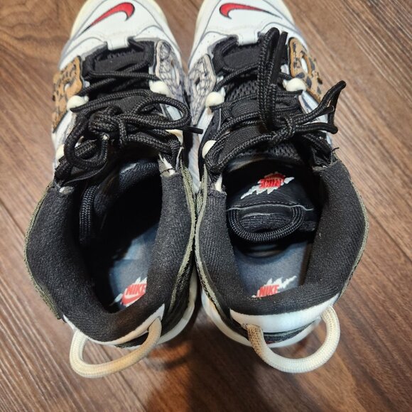 Nike Air More Uptempo 96 Animal instinct sneakers Size 5.5Y - Picture 9 of 11